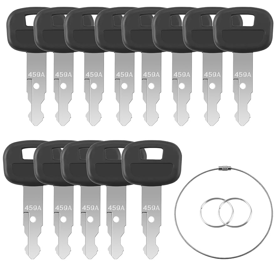 Amazon.com: 459A 12pcs Ignition Key Compatible with Kubota